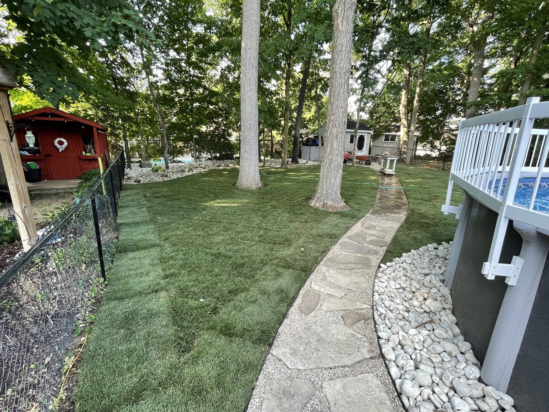 Finished Sod Installation Process